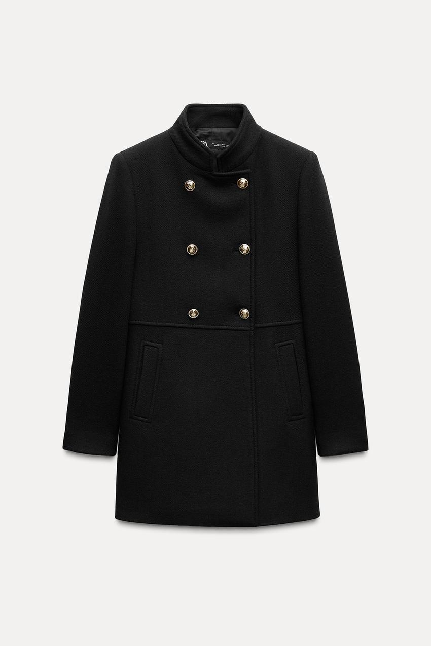 WOOL DOUBLE-BREASTED COAT