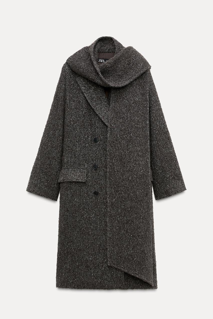 Manteau Écharpe Oversize