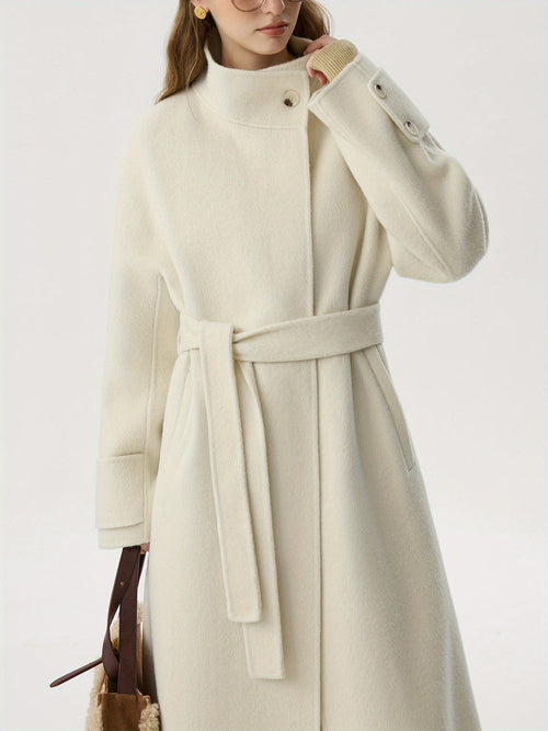 Elegant Alpaca Blend Coat Florence