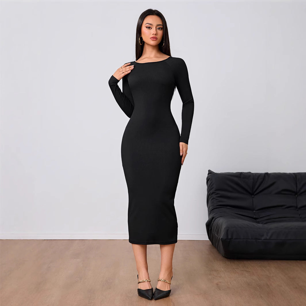 Robe Midi Sculptante Dos Nu