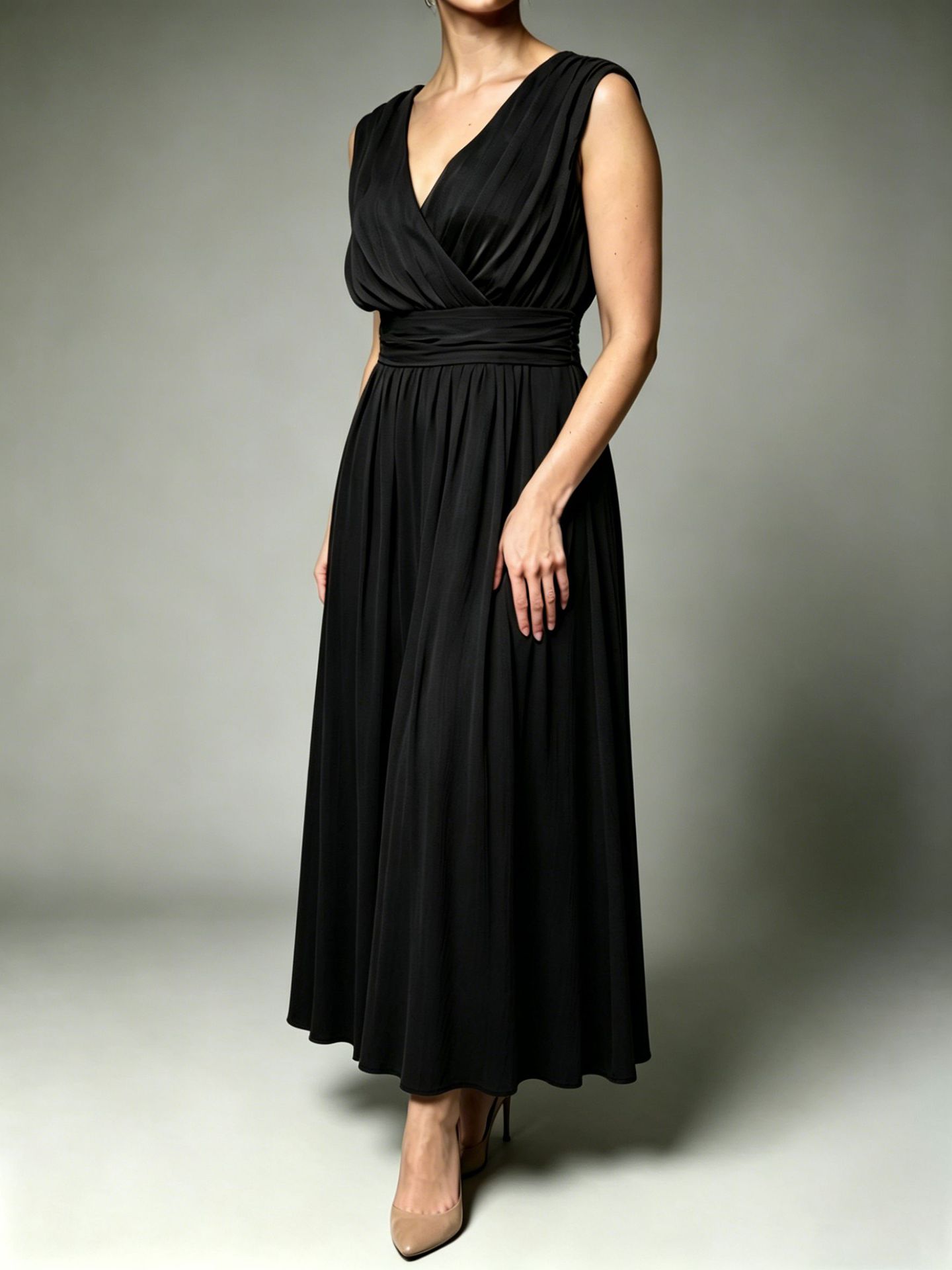 Robe Plissée Élégante