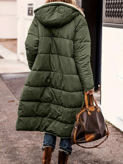 Elegant Long Quilted Coat Gabriella