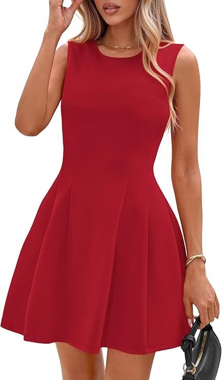 Robe patineuse sans manches