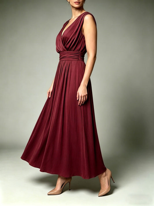 Robe Plissée Élégante