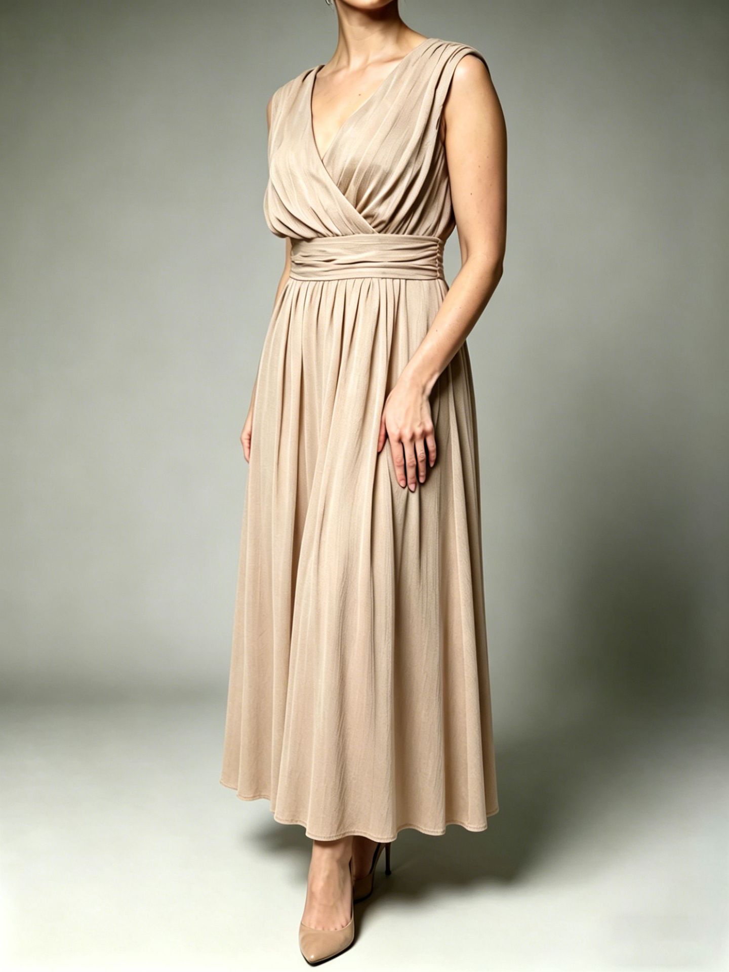 Robe Plissée Élégante