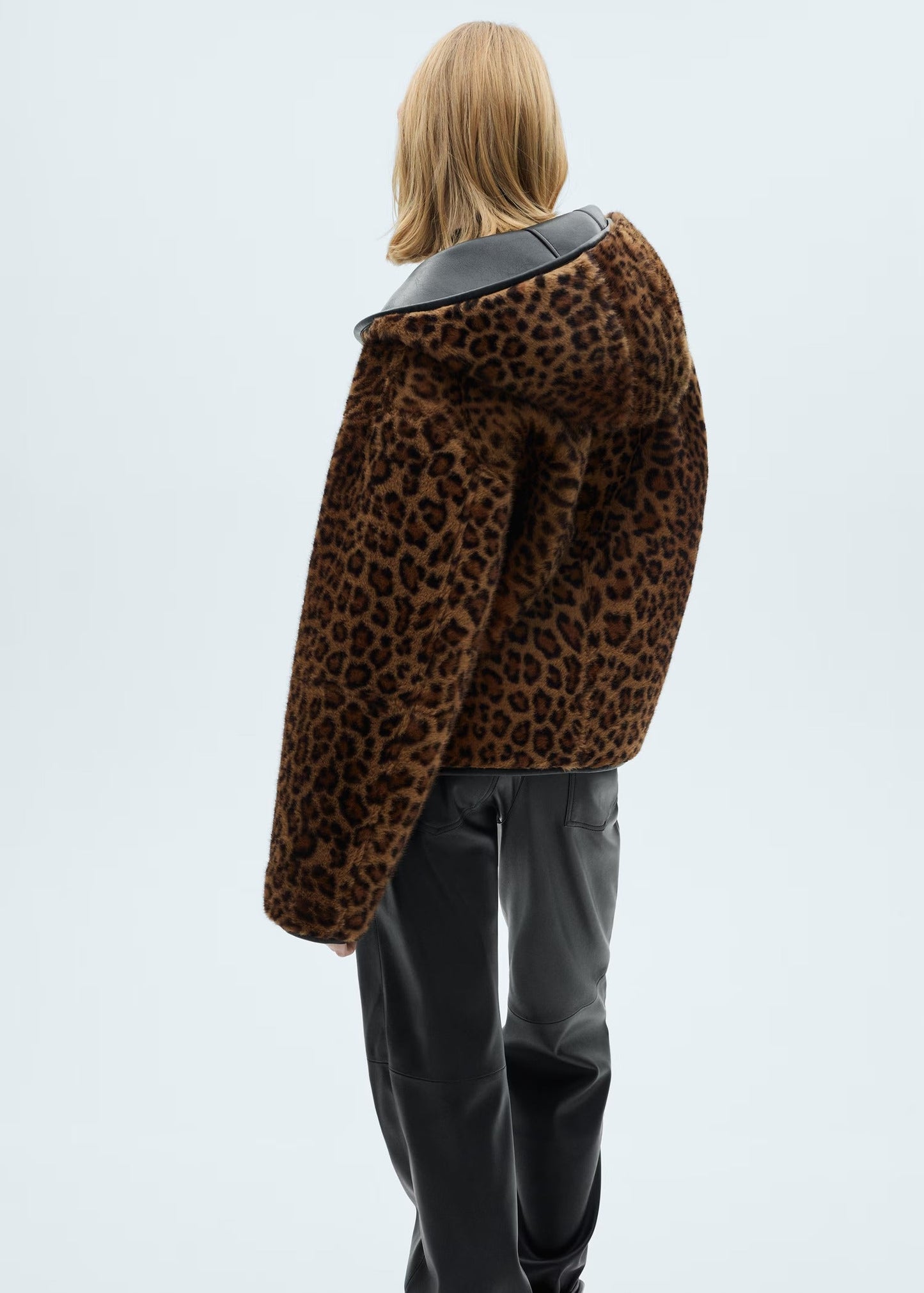 Reversible leopard-print jacket - Lisbon