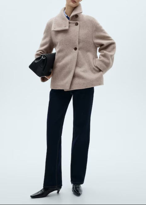 Turtleneck wool coat - Copenhagen