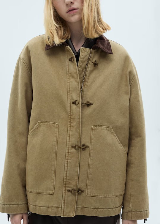 Parka with contrasting collar and pockets - Helsinki