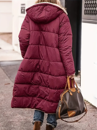 Elegant Long Quilted Coat Gabriella