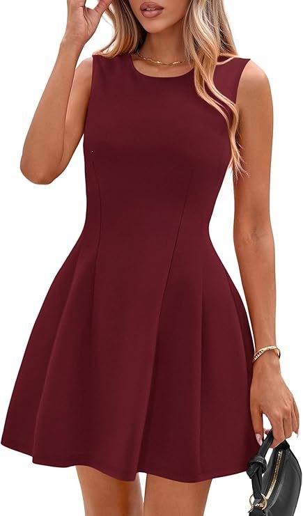 Robe patineuse sans manches