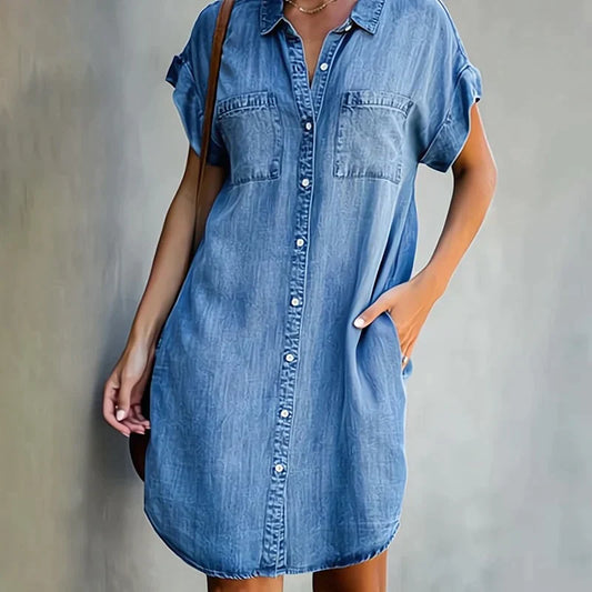 Robe Décontractée En Jean