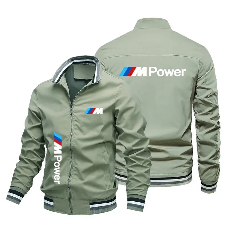 Veste de moto avec logo M Power pour homme