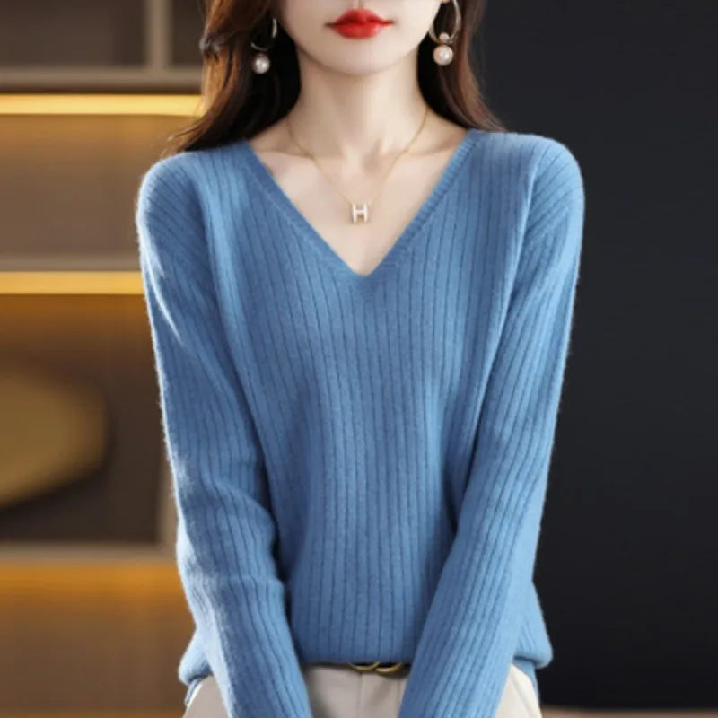 Women's Long Sleeve Sweater - Vienna